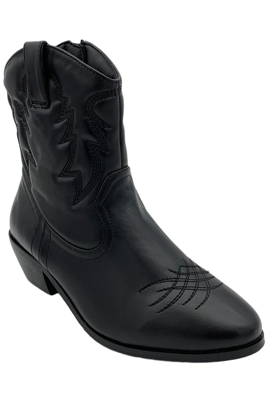 Masseys Women's Reba Boots Black - Wide